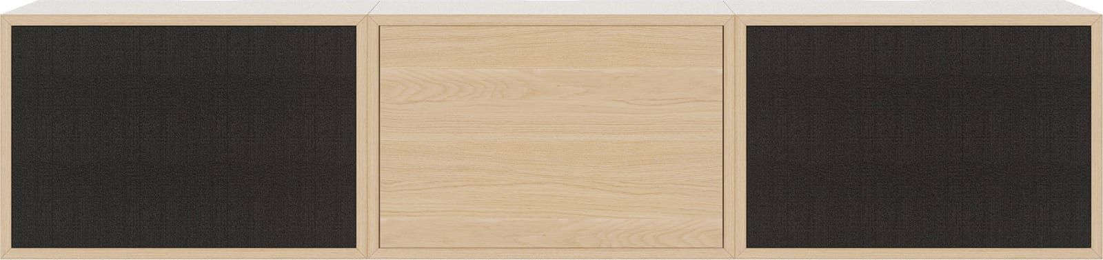 Case combination 02 - Black - White pigmented oak-0