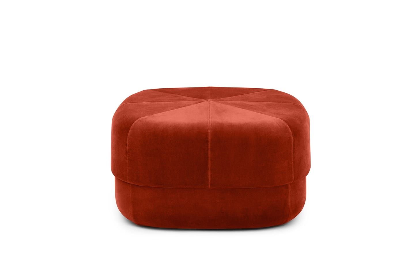 Circus Pouf Large-Rust-0