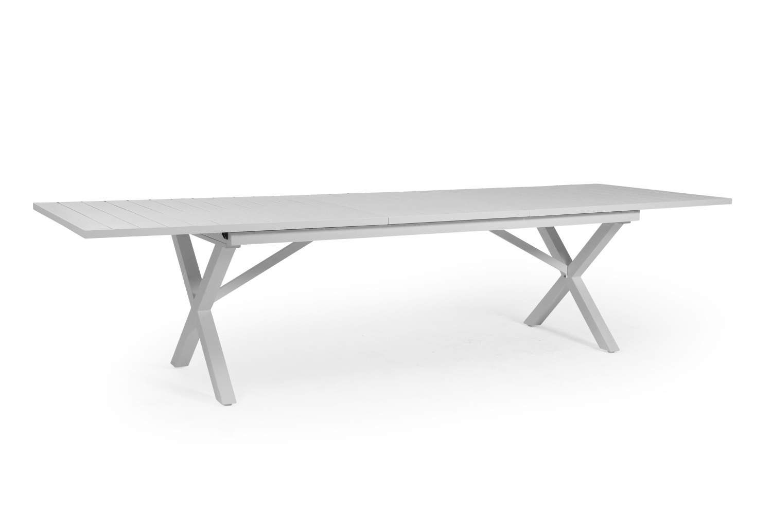 Brafab Hillmond outdoor dining table white larger/kültéri étkezőasztal fehét nagyobb