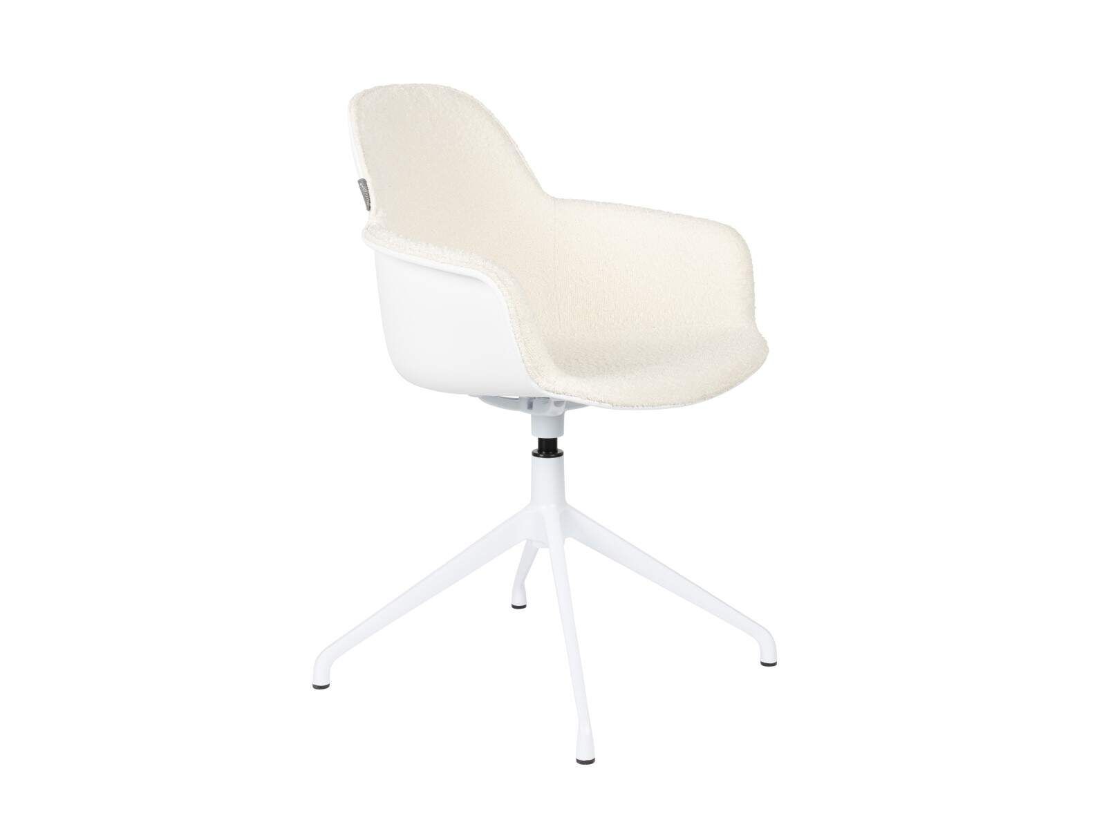 Zuiver Albert Kuip Office swivel armchair white // Zuiver Albert Kuip Office irodai forgós kartámlás szék fehér