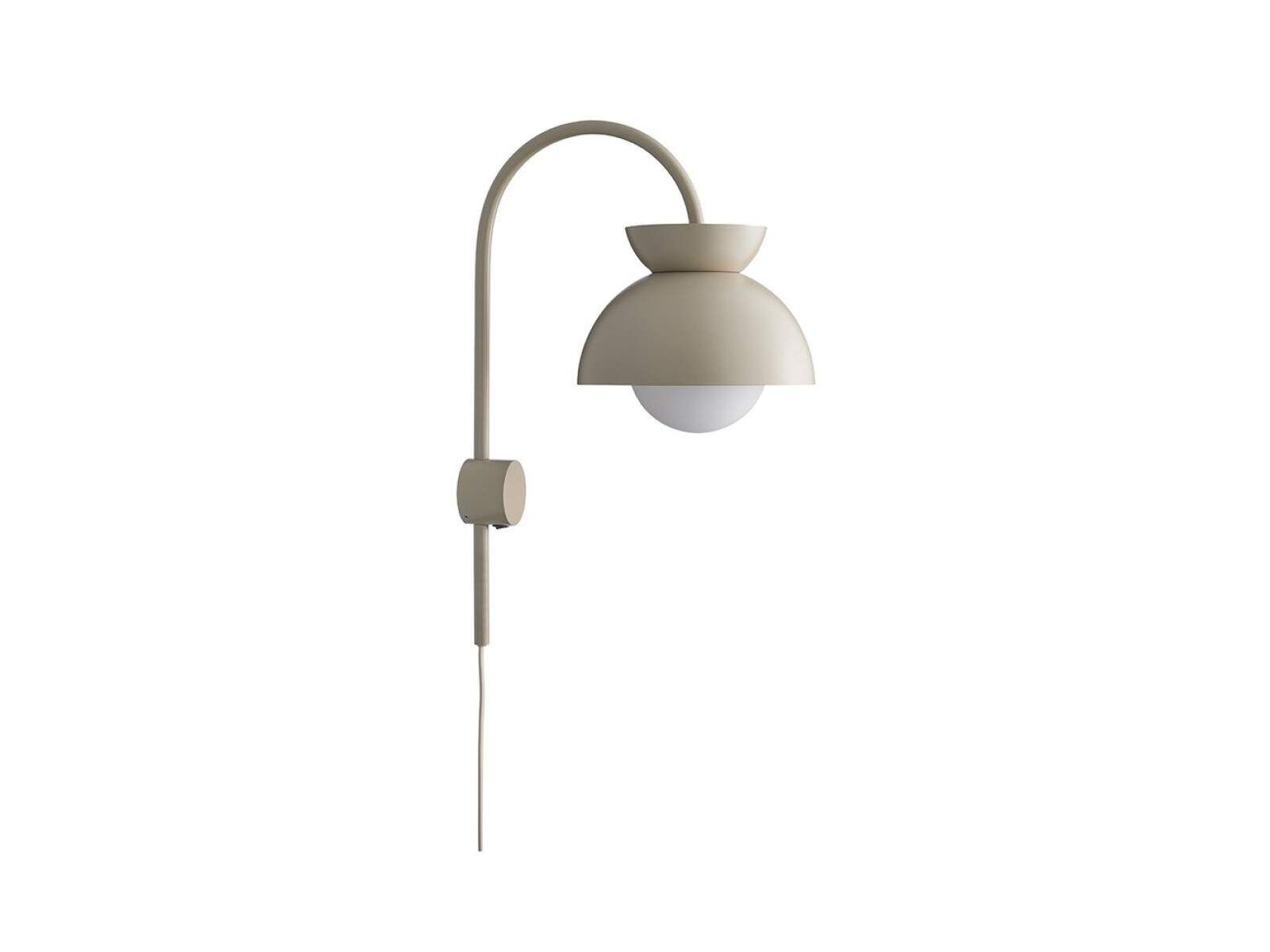 Butterfly wall lamp-matt tan grey// Butterfly fali lámpa szürkésbarna