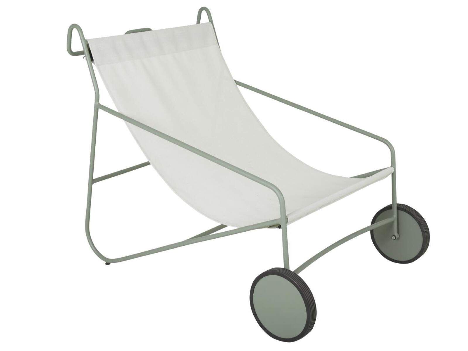 Poul lounge outdoor chair dusty green// Poul lounge szék porzöld