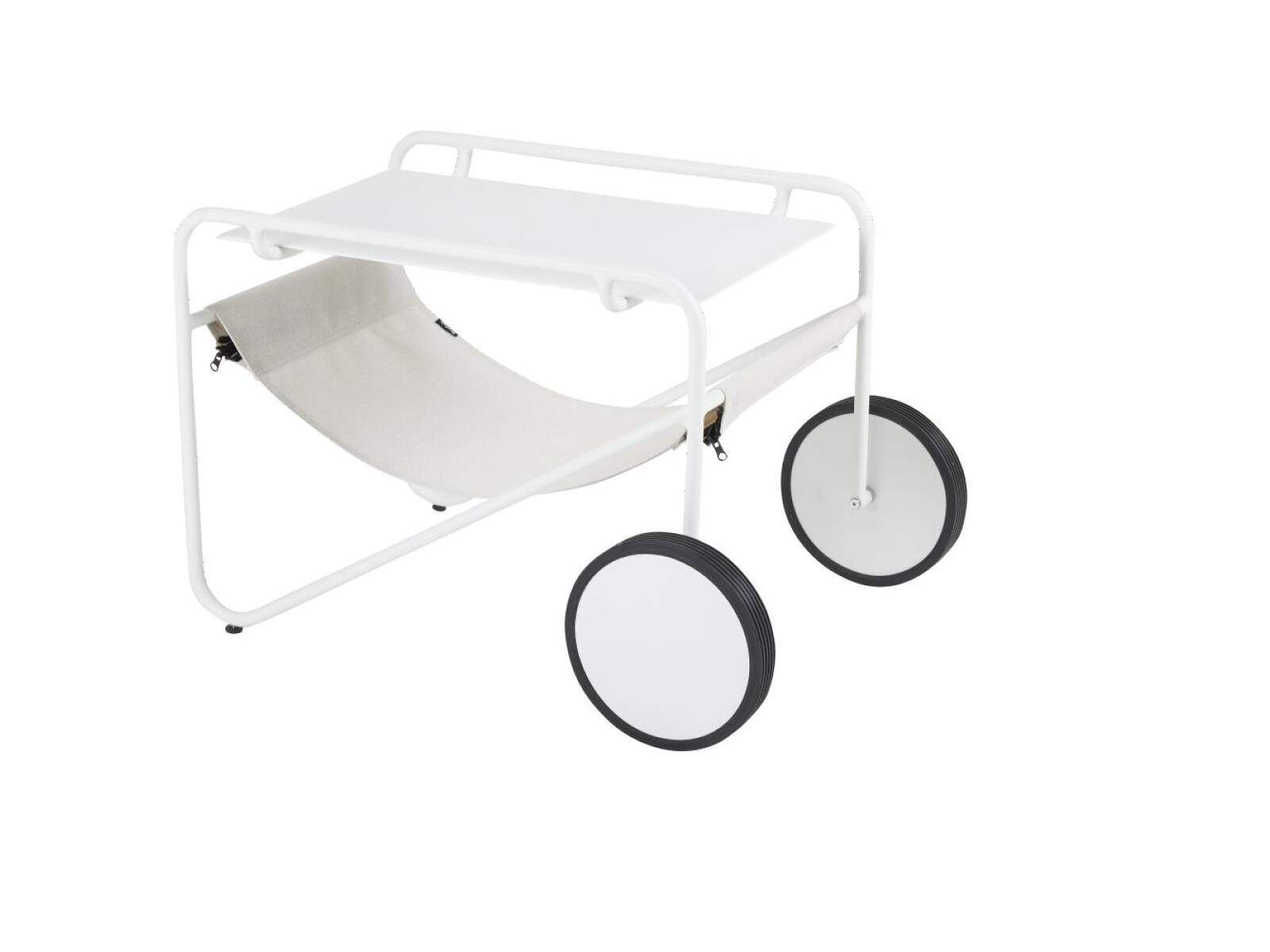 Poul outdoor side table white// Poul kültéri lerakóasztal fehér