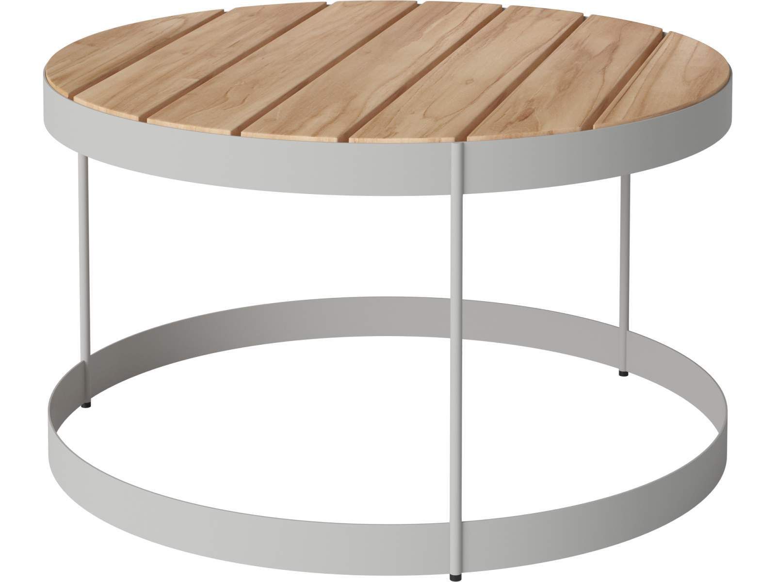 Drum outdoor lounge table teak grey 60 // Drum kültéri lounge asztal szürke-teakfa