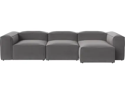 COSIMA 3 units modular sofa with chaise longue - 120 cm depth