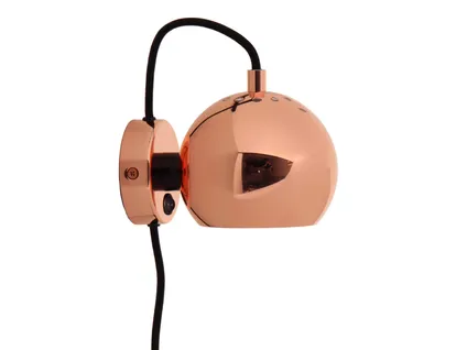 BALL metallic wall lamp
