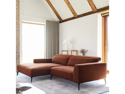 VOLUZZI 3 seater sofa with chaise longue