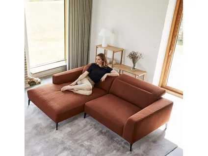 VOLUZZI 3 seater sofa with chaise longue