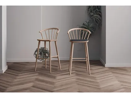 SLEEK counter stool – with or without leather seat - Outgoing Product