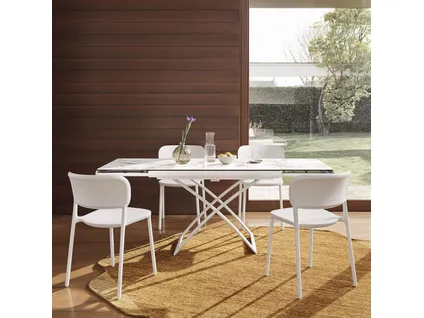 DAKOTA multi-purpose table with ceramic tabletop