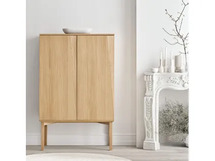 SILENT highboard with wooden base