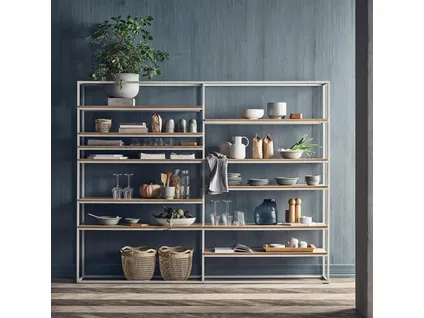 NEUTRA combination 246 x 236 cm - 2x6 shelves