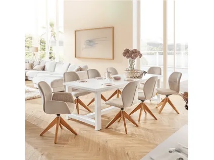 MEDFORD dining armchair with swivel base