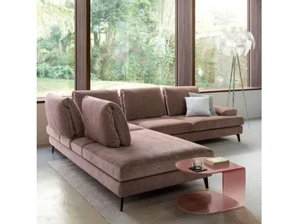 LANDA 4 seater adjustable modular sofa with open end