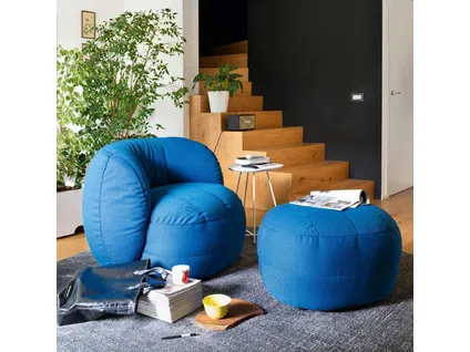 REEF pouf - 100% recycled upholstery