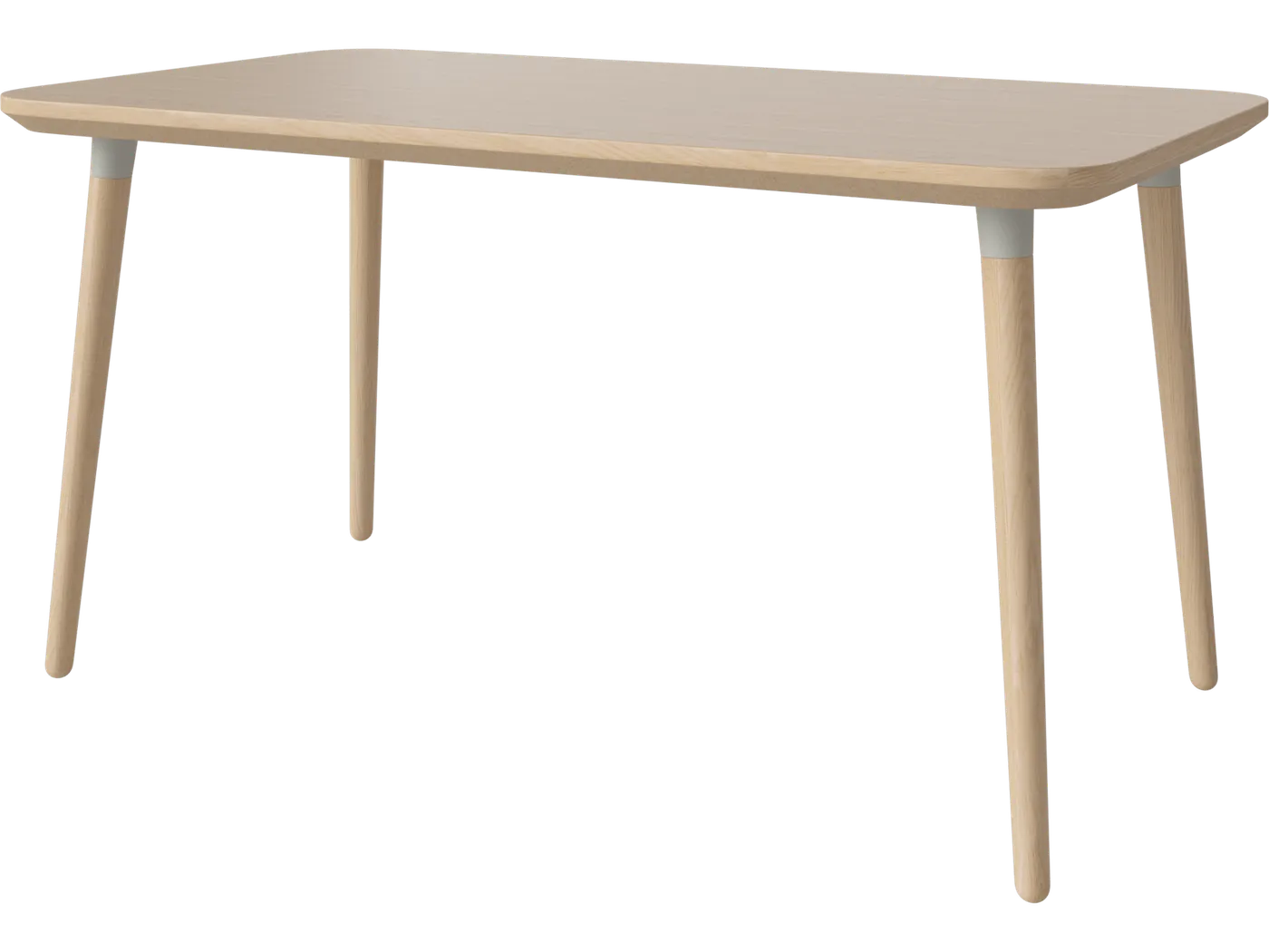Seed dining table 140 x 80 cm white oak top// Seed étkezőasztal 140 x 80 cm fehérített tölgy asztallappal