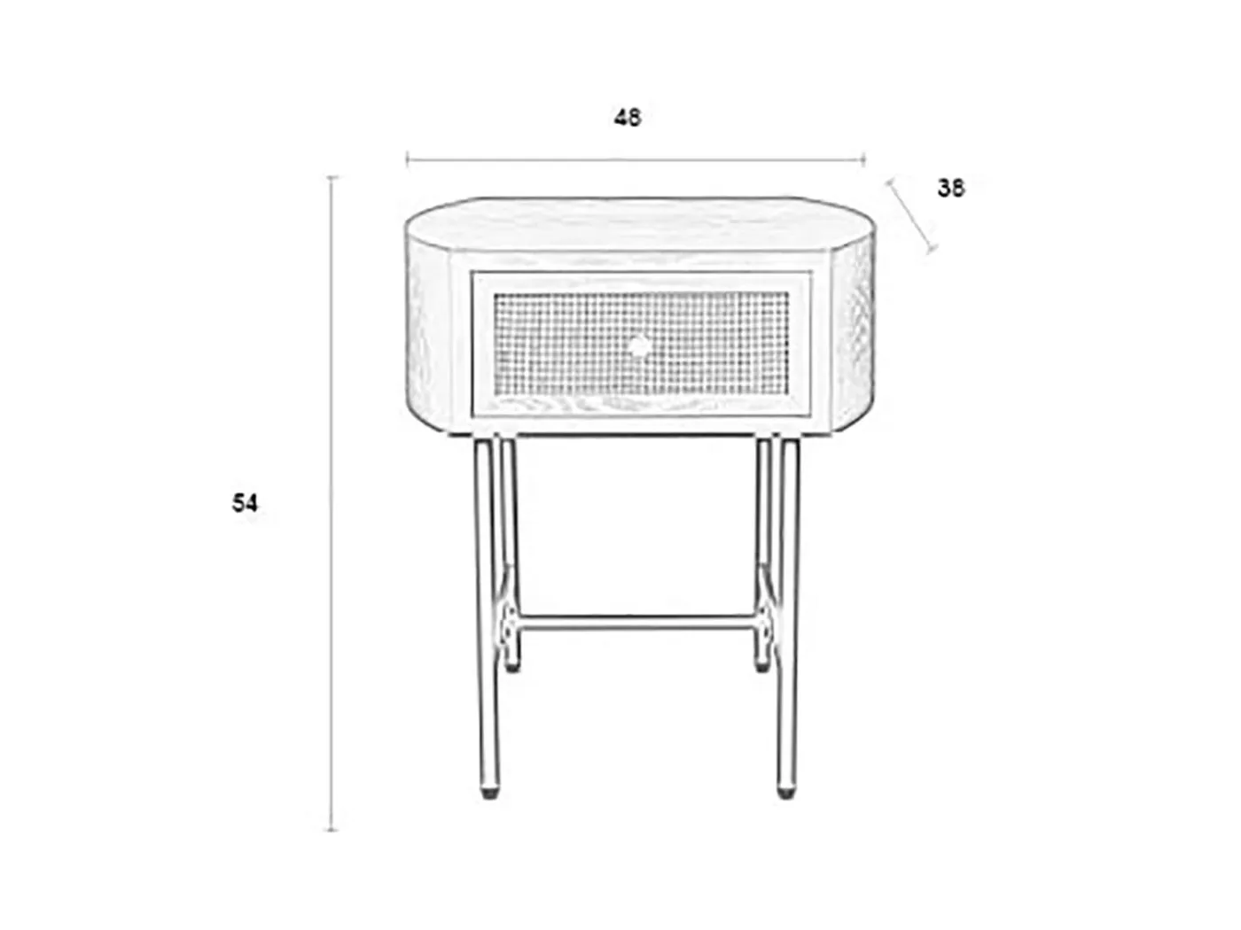 Zuiver Amaya side table // Amaya lerakóasztal