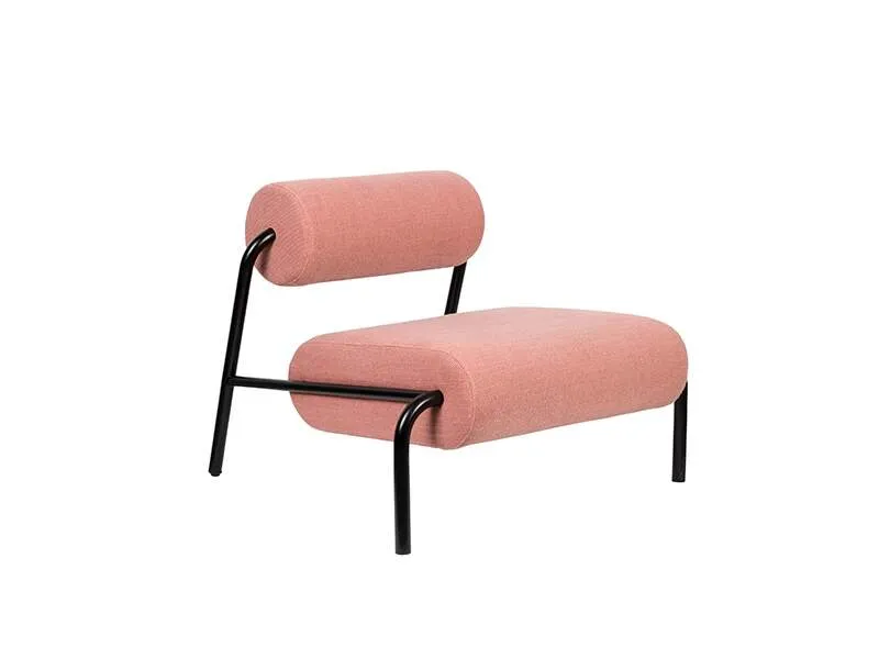Zuiver Lekima lounge chair pink // Zuiver Lekima lounge szék rózsaszín