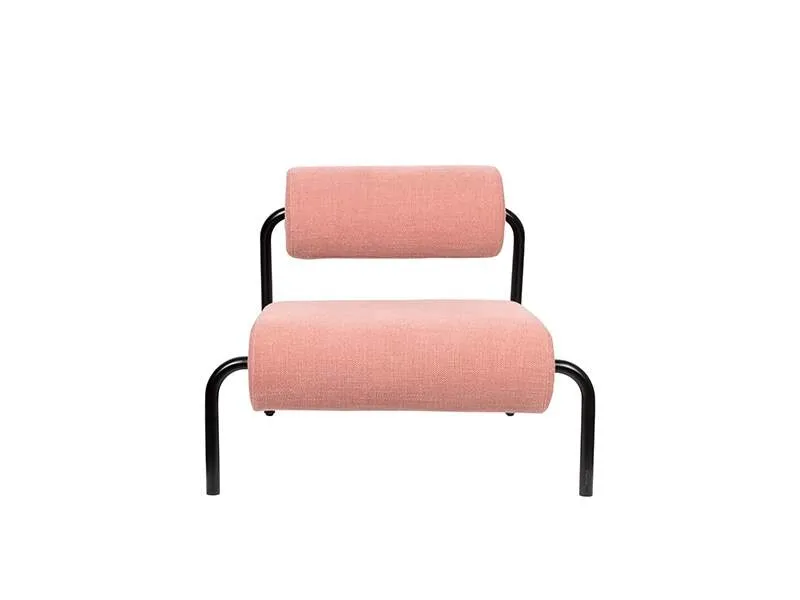 Zuiver Lekima lounge chair pink // Zuiver Lekima lounge szék rózsaszín