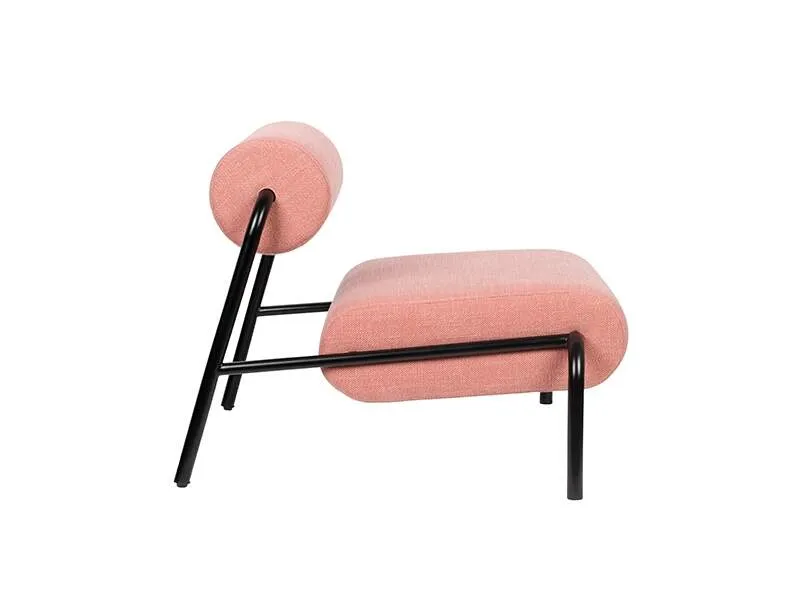 Zuiver Lekima lounge chair pink // Zuiver Lekima lounge szék rózsaszín