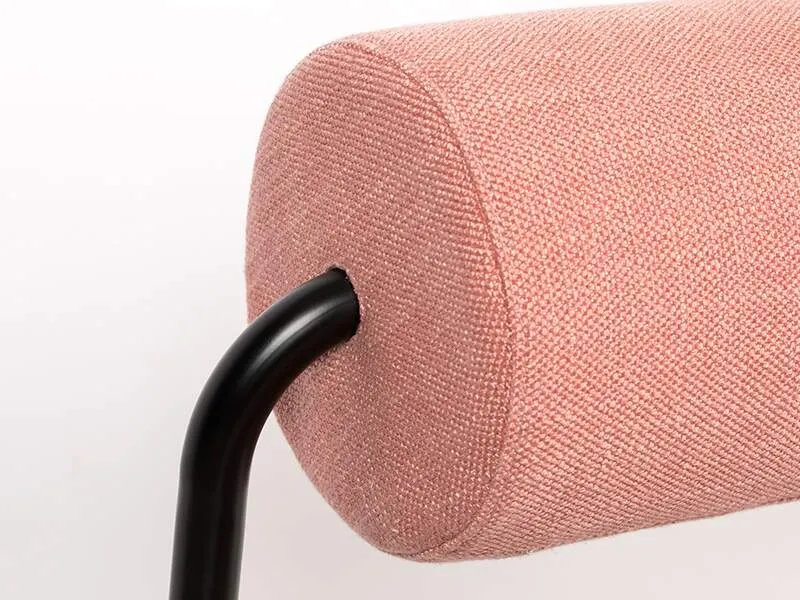 Zuiver Lekima lounge chair pink // Zuiver Lekima lounge szék rózsaszín