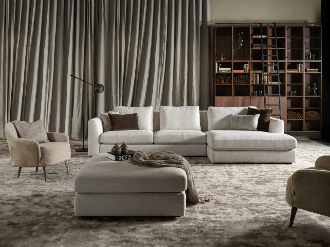 Big Band Dusk lounger sofa// Big Band Dusk lounger kanapé
