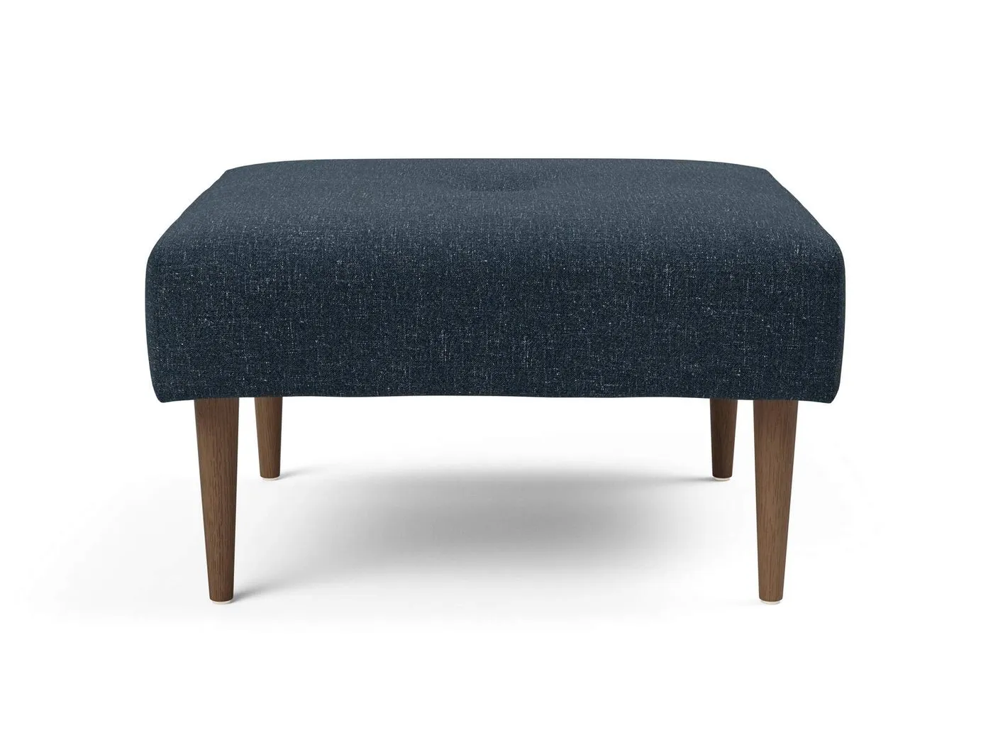 Recast ottoman with dark wooden legs// Recast puff sötét fa lábbal