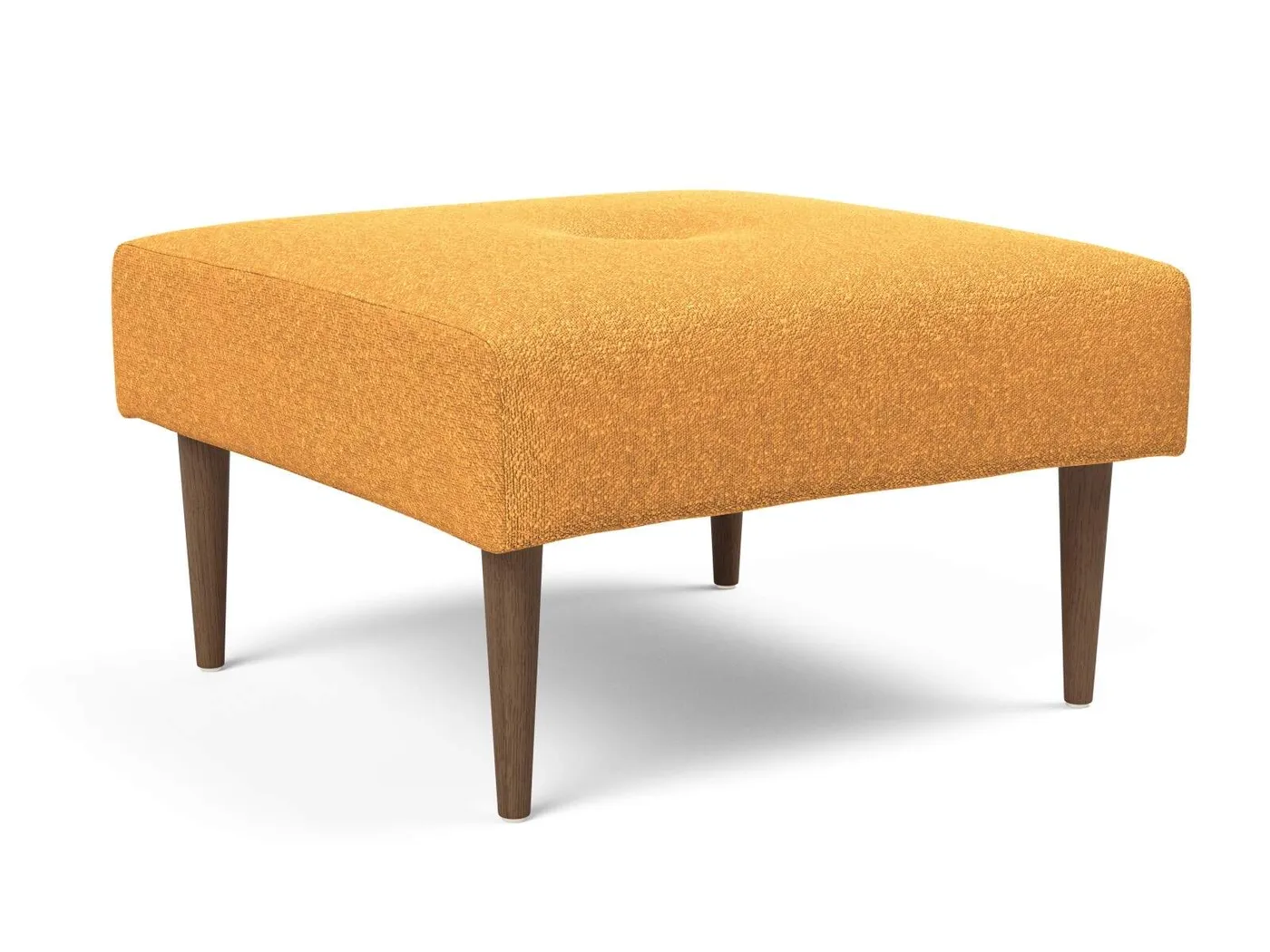 Recast ottoman with dark wooden legs// Recast puff sötét fa lábbal