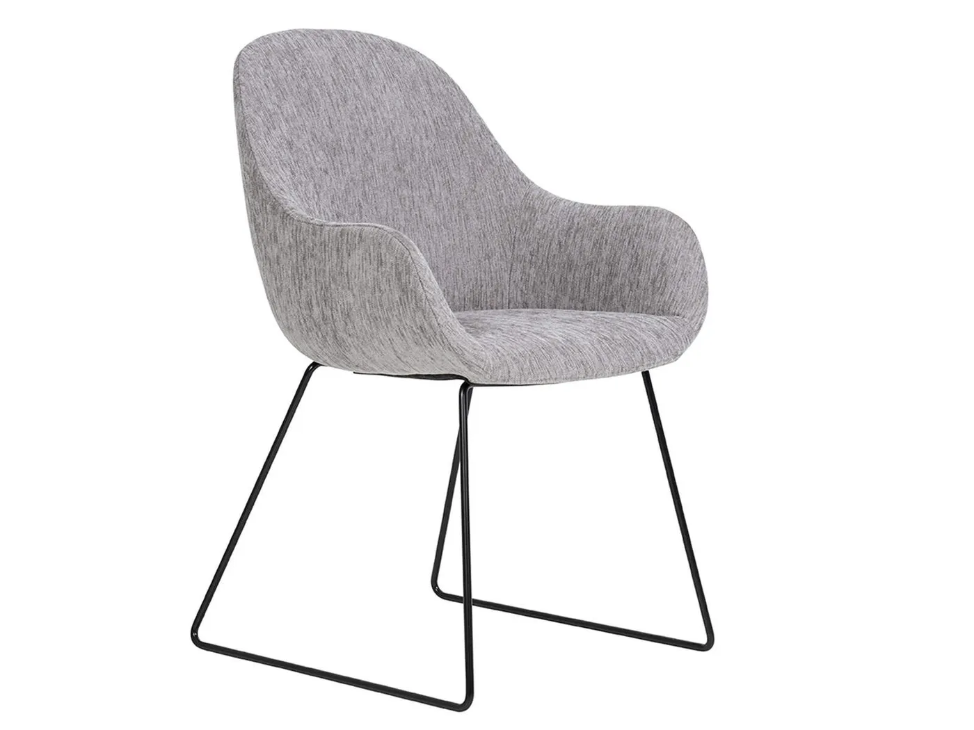 Layla dining armchair with metal slede base high// Layla étkező karosszék fém szánkótalppal magas