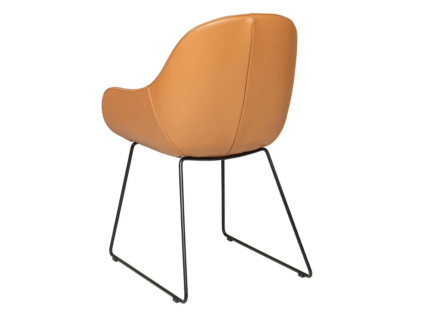 Layla leather amrchair with sled base// Layla bőr karosszék szánkótalppal