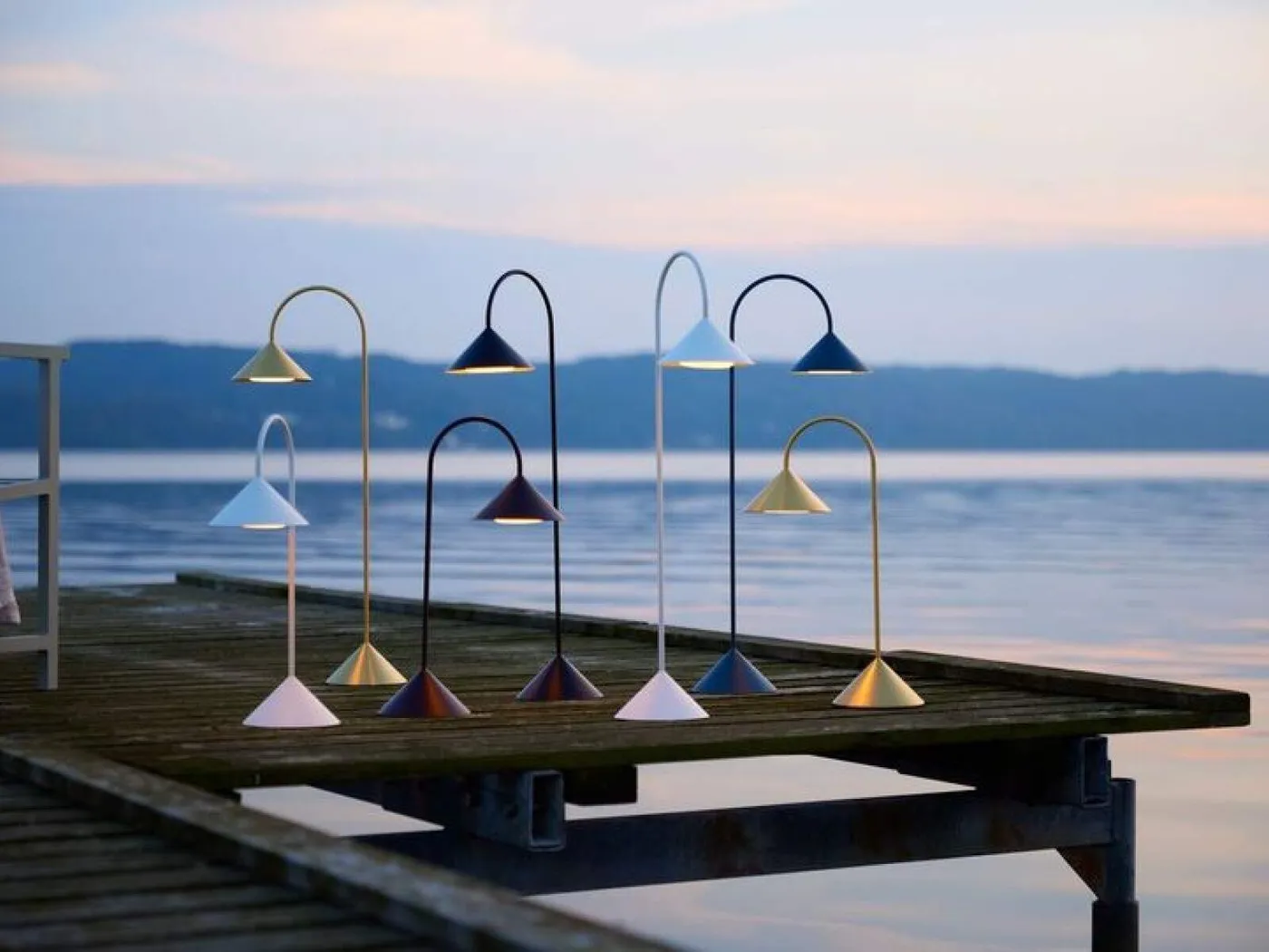 Grasp portable lamp 72 solid brass// Grasp hordozható lámpa réz