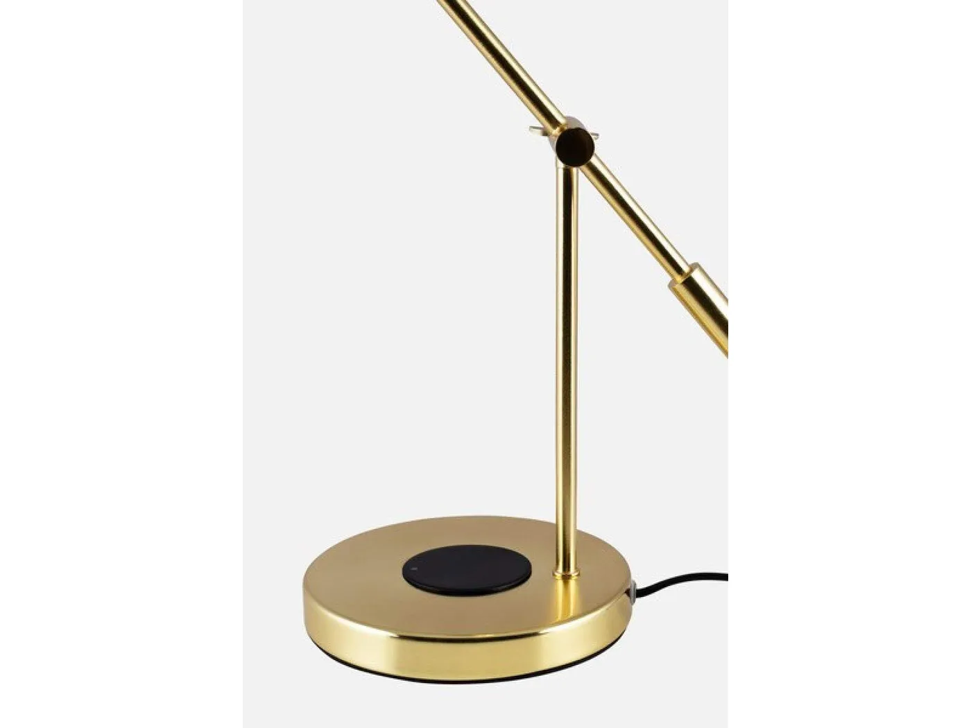 Hubble read lamp with wireless charging brushed brass// Hubble olvasólámpa vezeték nélküli csiszolt réz
