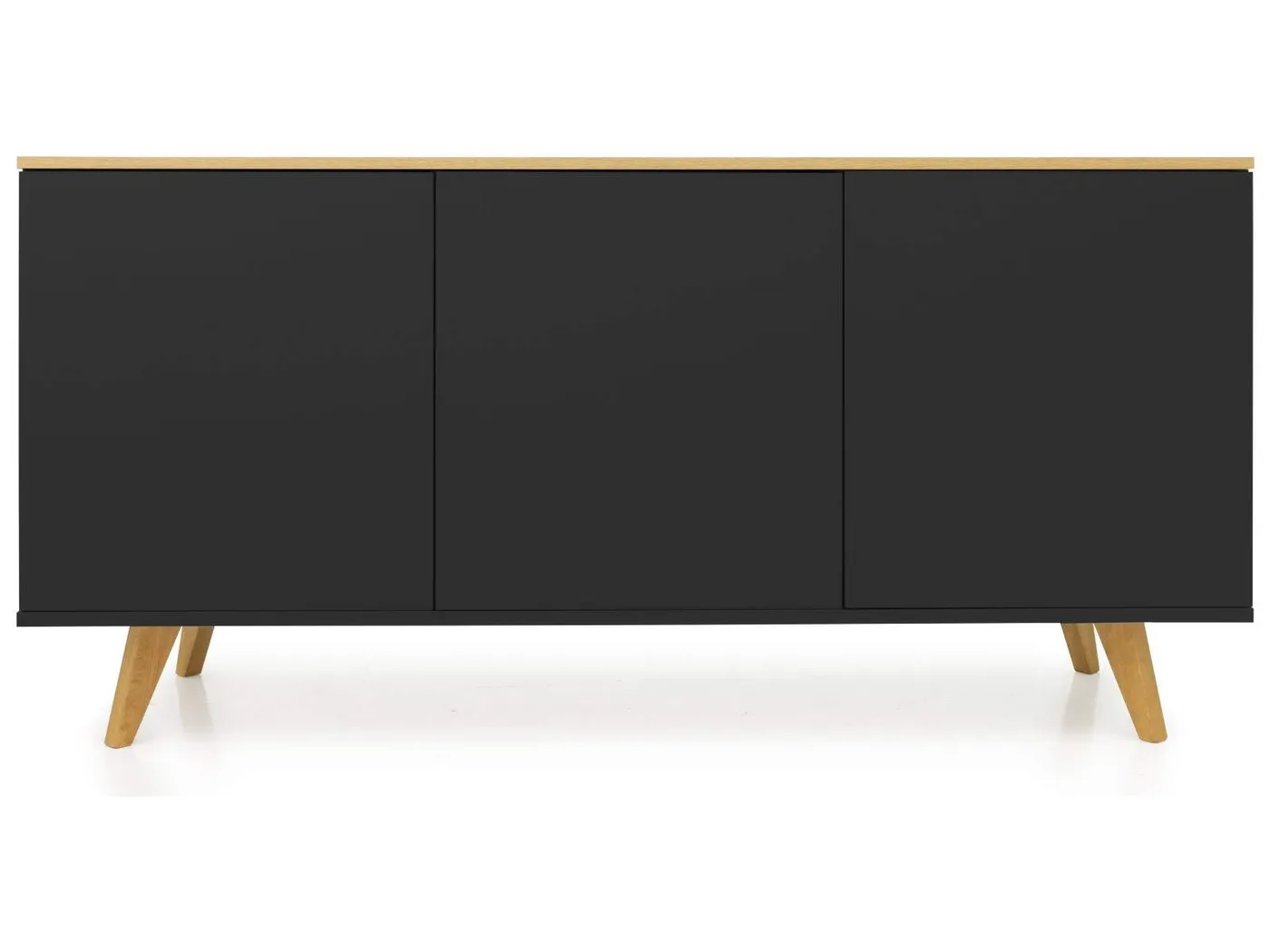 Amelia 3 door sideboard black// Amelia 3 ajtós komód fekete