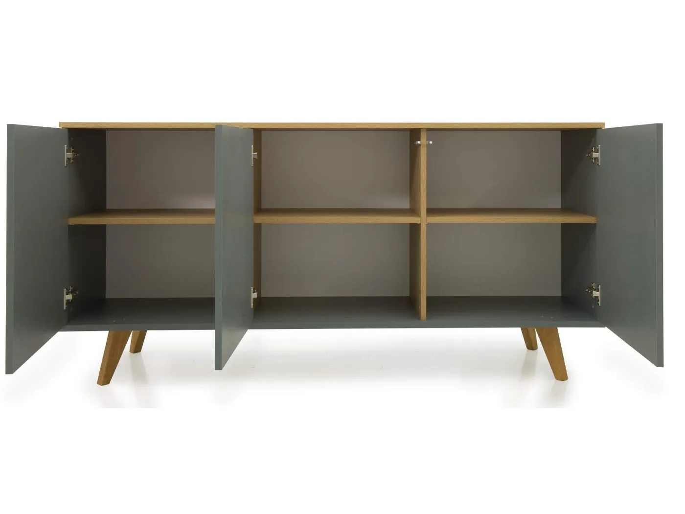 Amelia 3 door sideboard misty green// Amelia 3 ajtós komód ködzöld