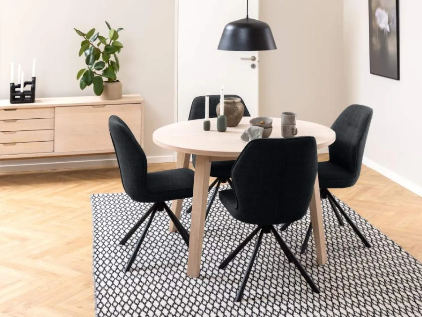 Actona Group A-Line dining table white // A-Line étkezőasztal fehér