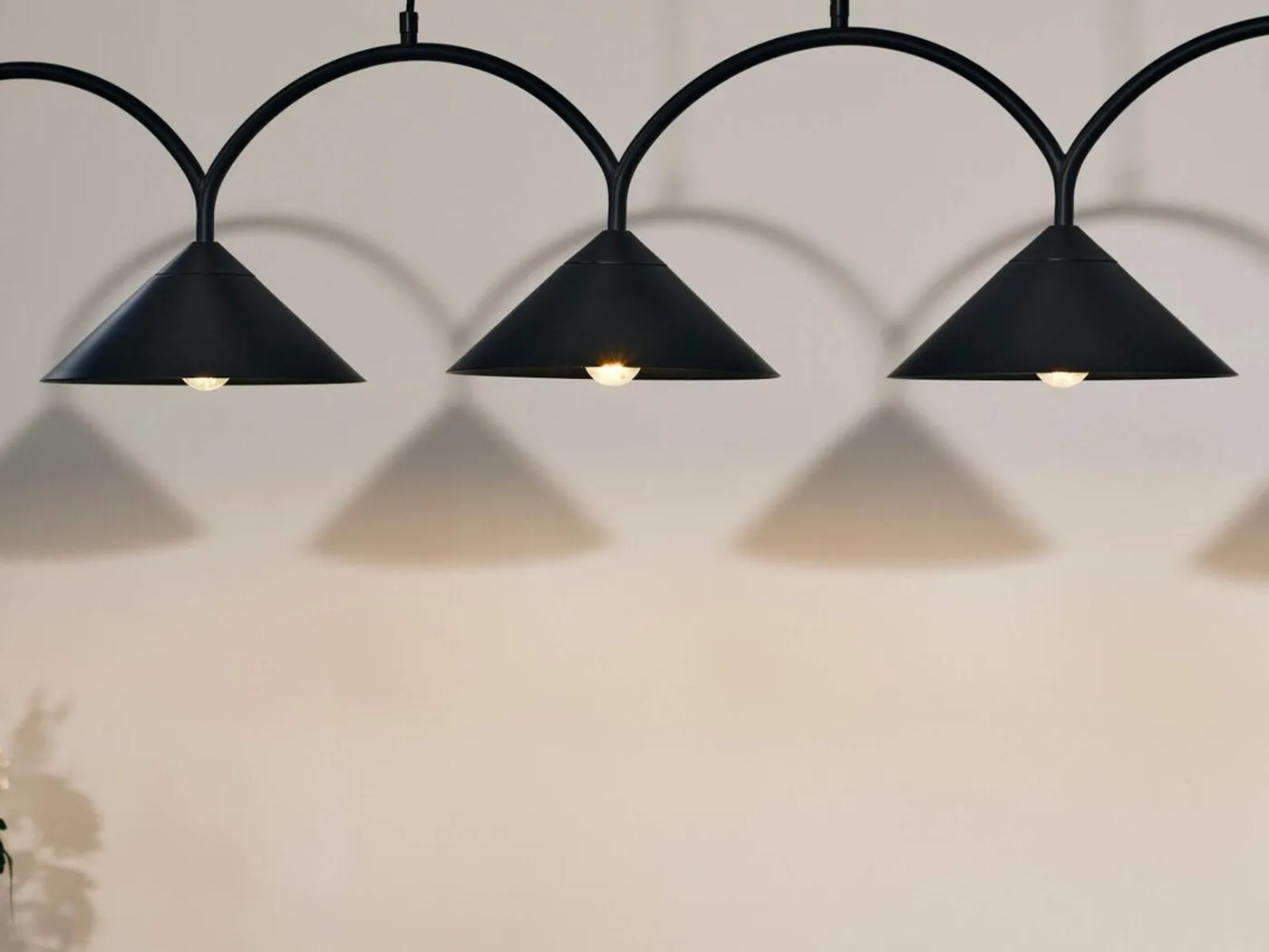 Curve 5 pendant black// Curve 5 függőlámpa fekete