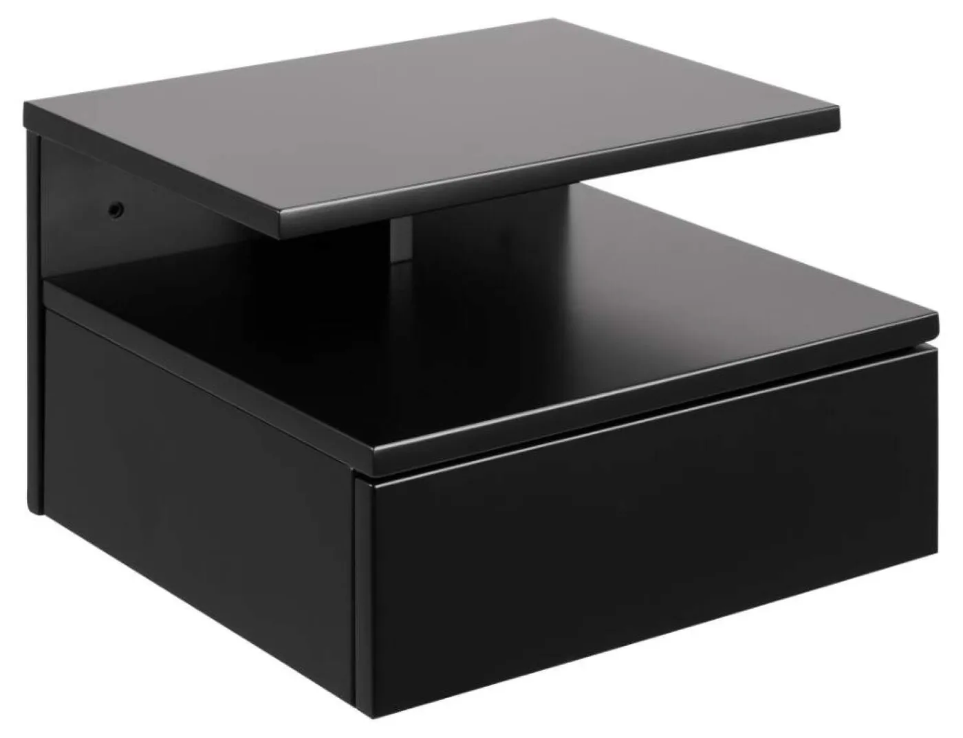 Actona Group Ashlan bedside table black // Ashlan éjjeliszekrény fekete