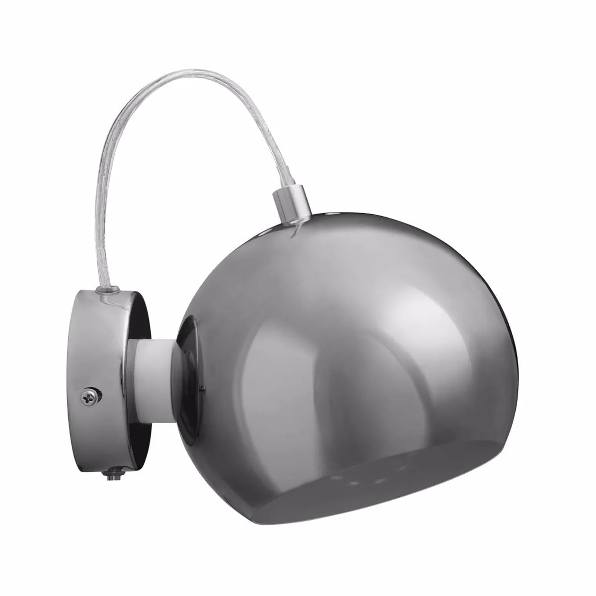 Ball Wall Ø12 lamp - Chrome-0