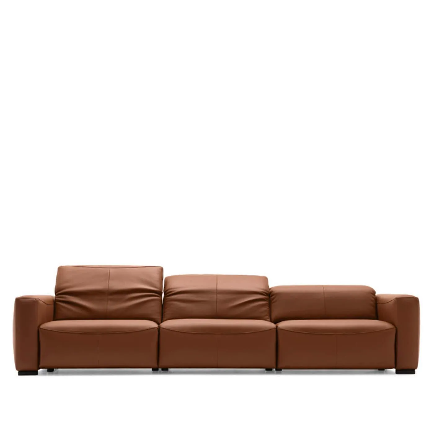 Calligaris Wave 3 seater modular leather sofa motorized // Wave 3 személyes moduláris bőrkanapé motoros