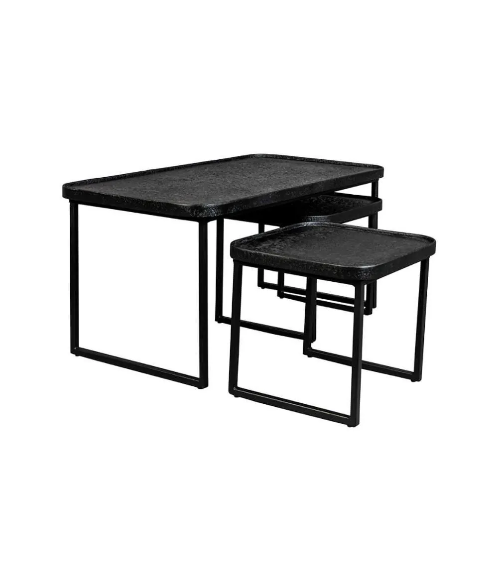 dutchbone- winston- coffee table -set of 3 - winston- dohányzóasztal - szett - 3 darabos