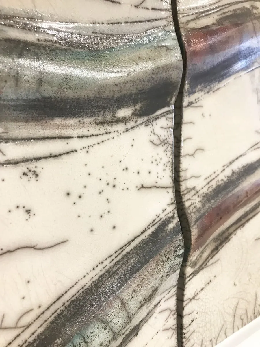 TOGETHER Raku Wall art-17547
