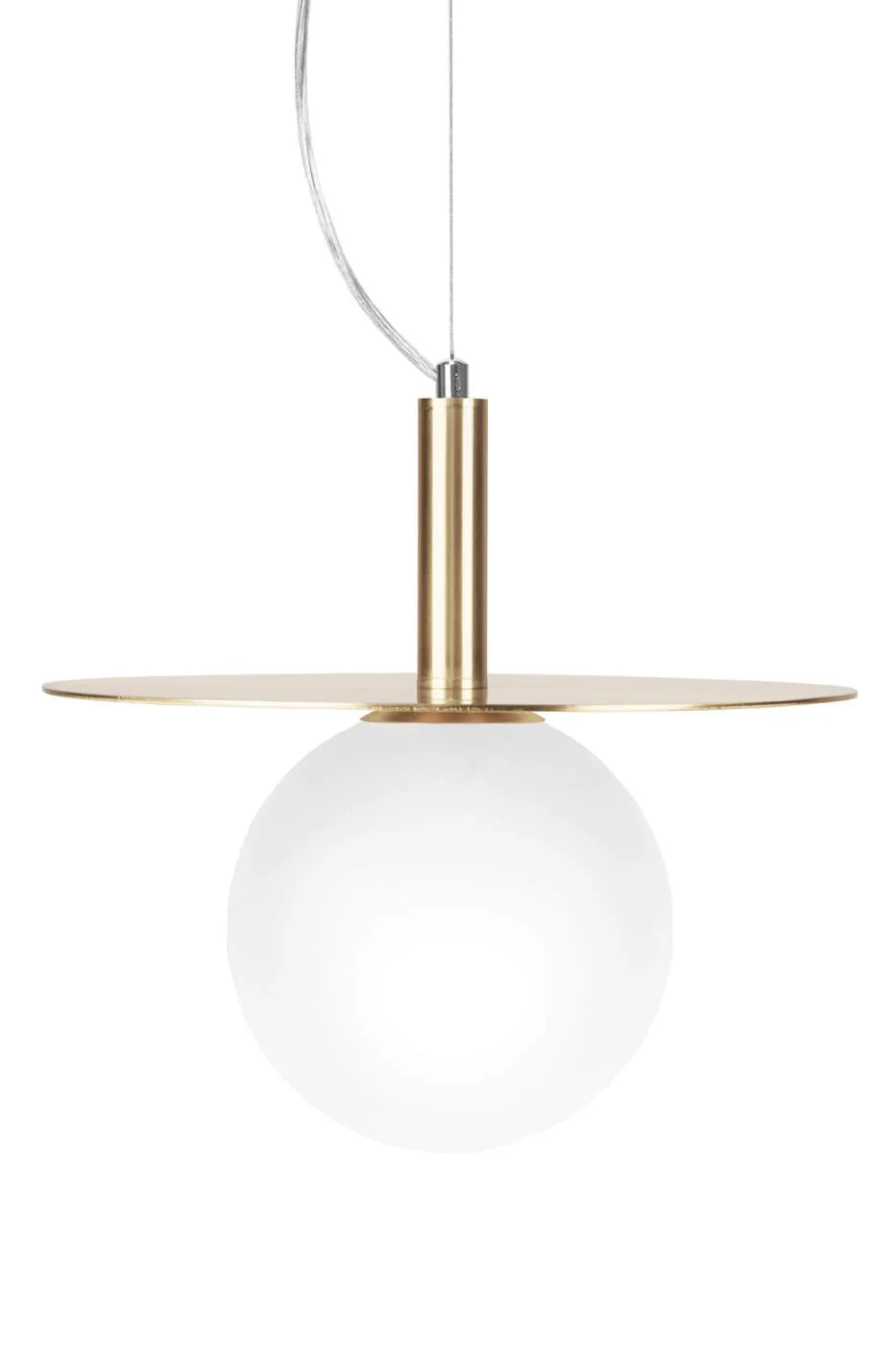 Globen Lighting Art Deco pendant white // Art Deco függőlámpa fehér