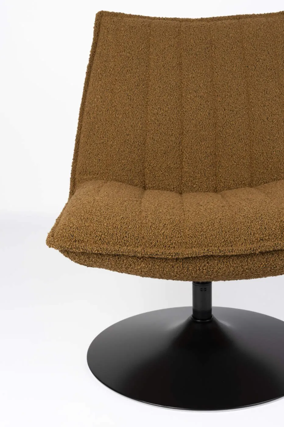 Jax lounge chair ochre boucle// Jax lounge szék okker buklé