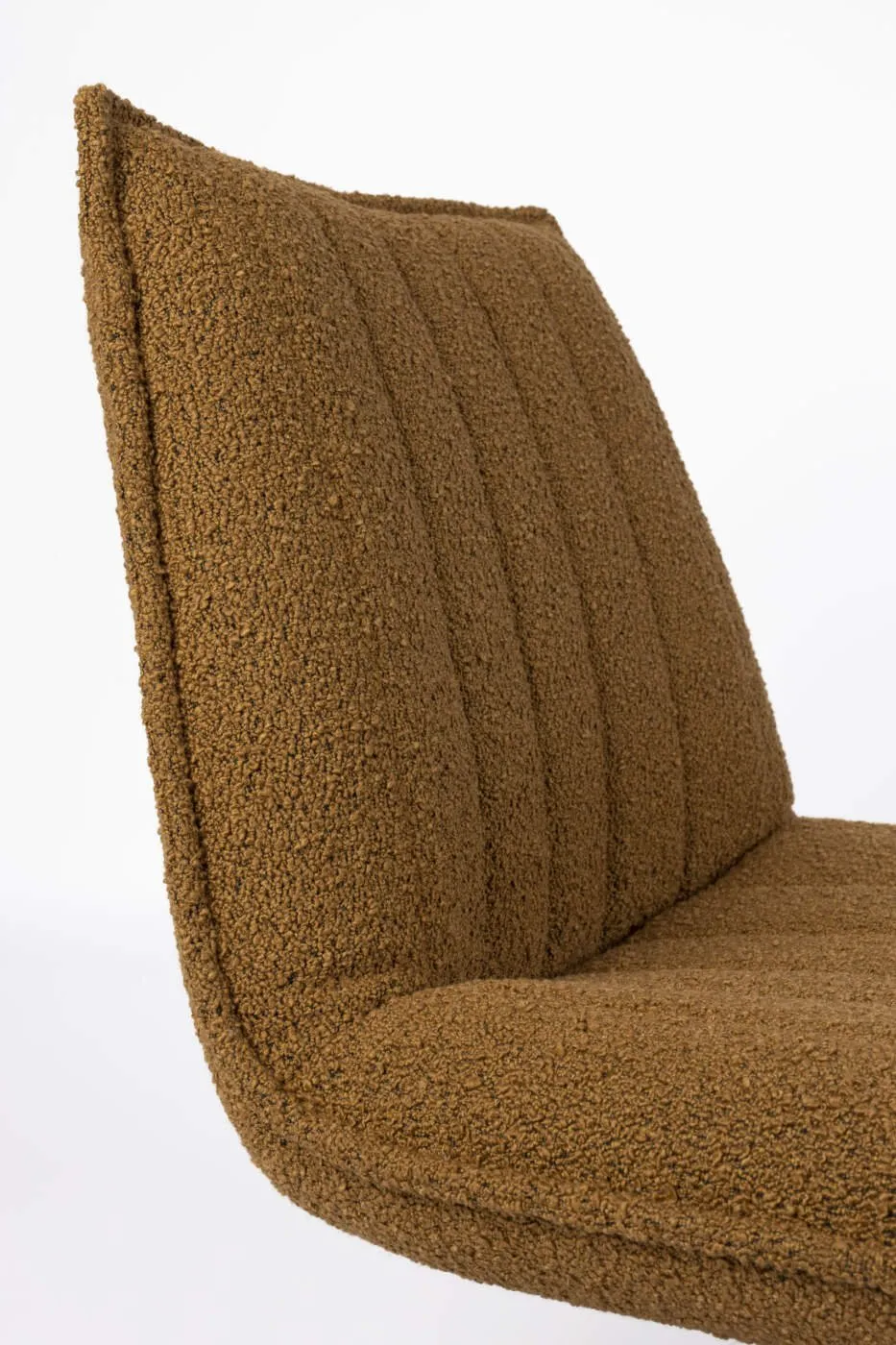 Jax lounge chair ochre boucle// Jax lounge szék okker buklé