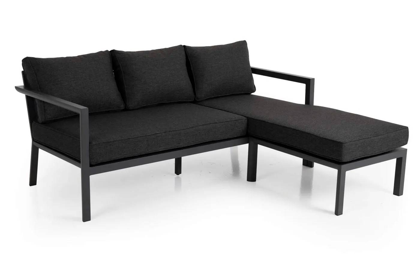 Brafab Delia outdoor divan sofa dark grey right/kültéri lounger kanapé sötétszürke jobb