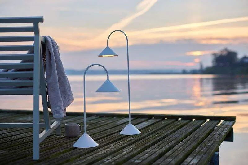 Grasp portable lamp 72 matt white// Grasp hordozható lámpa matt fehér