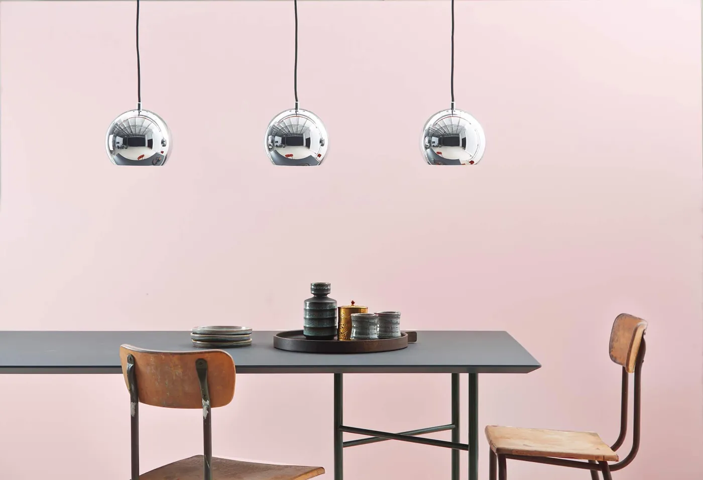 Frandsen Ball Track pendant lamp // Ball Track függőlámpa metál