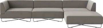 ORLANDO 4 units sofa with chaise longue-10076