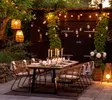 Brafab Laurion outdoor dining table black enterior/kültéri ebédlőasztal fekete enteriőr