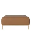 Bolia Caro leather pouf large // Caro bőr lábtartó nagy